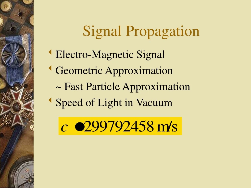 signal propagation