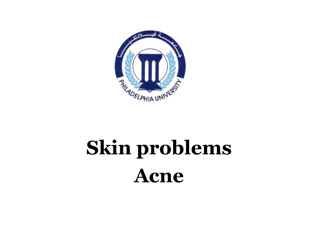 skin problems acne