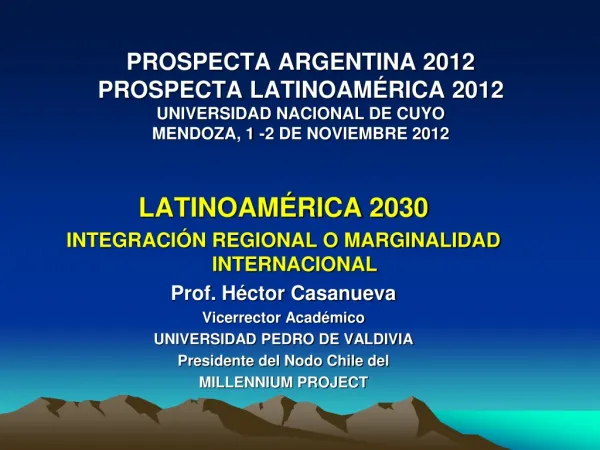 Latino América 2030 ::: Héctor Casanueva