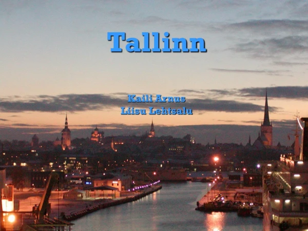 Tallinn Kaili Arnus Liisu Lehtsalu