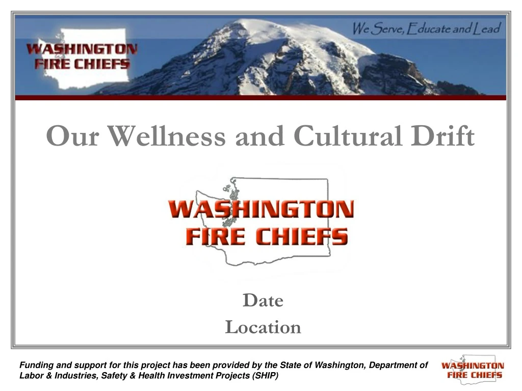 our wellness and cultural drift