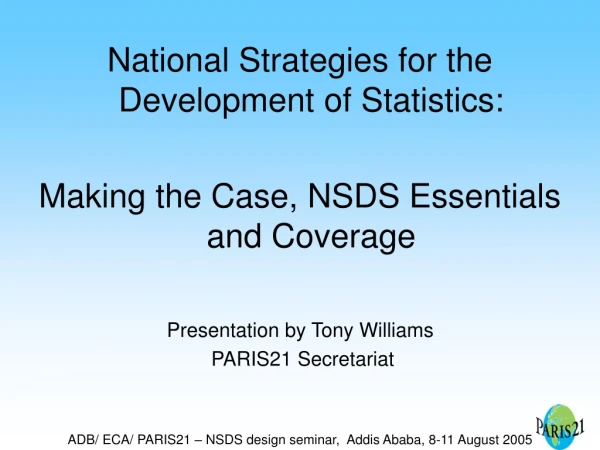 National Strategies for the Development of Statistics:
