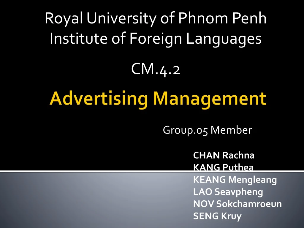 royal university of phnom penh institute of foreign languages cm 4 2