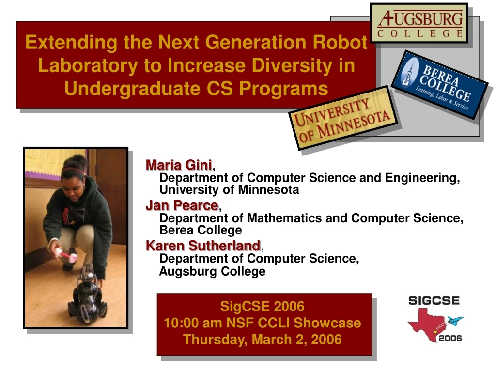 extending the next generation robot laboratory