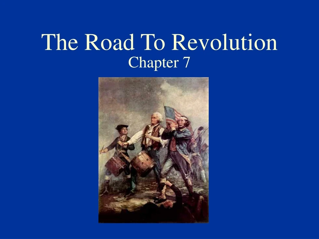 the road to revolution