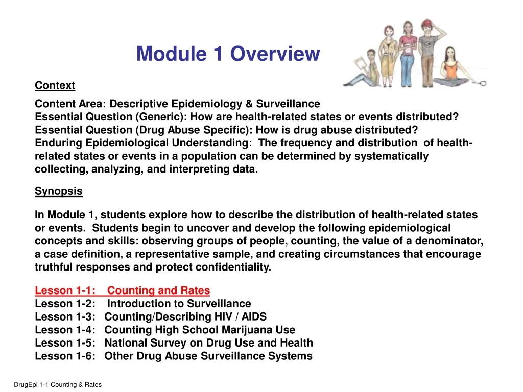 module 1 overview context content area