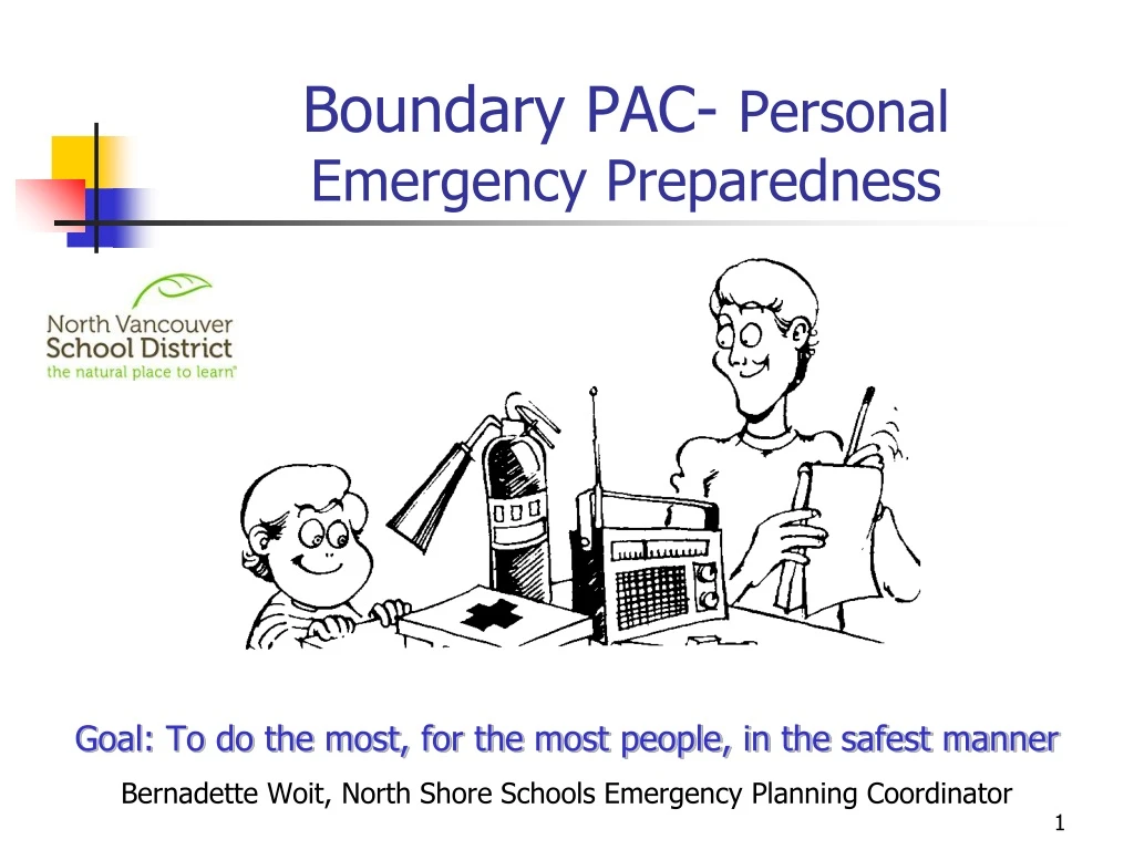 boundary pac personal emergency preparedness