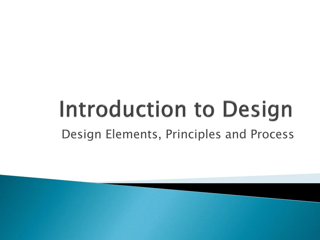 introduction to design