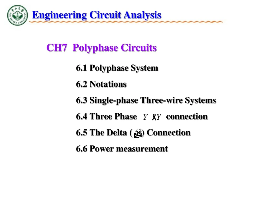6 1 polyphase system 6 2 notations 6 3 single