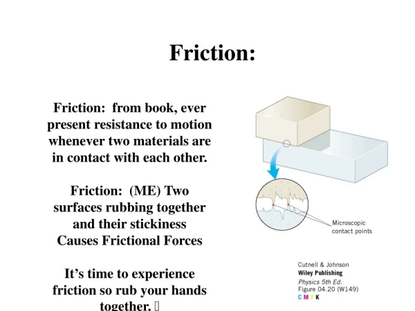 Friction: