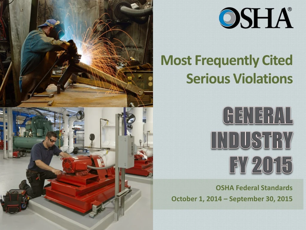 most frequently cited serious violations