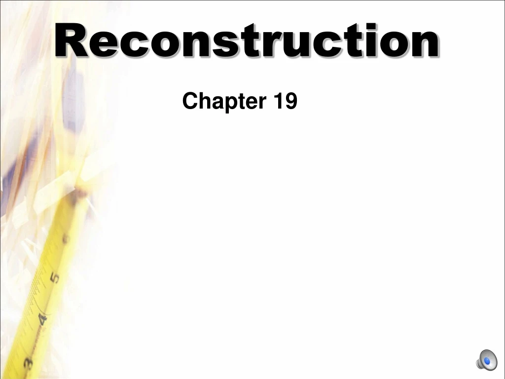 reconstruction