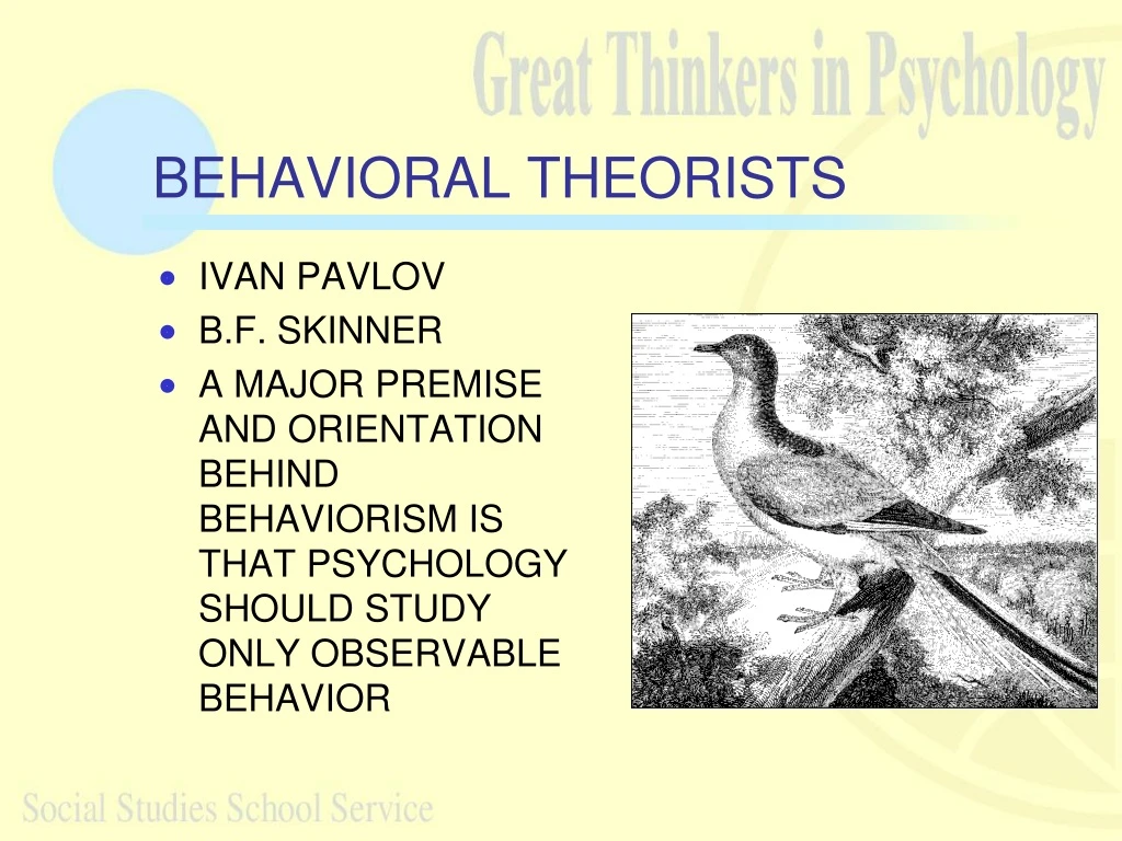behavioral theorists