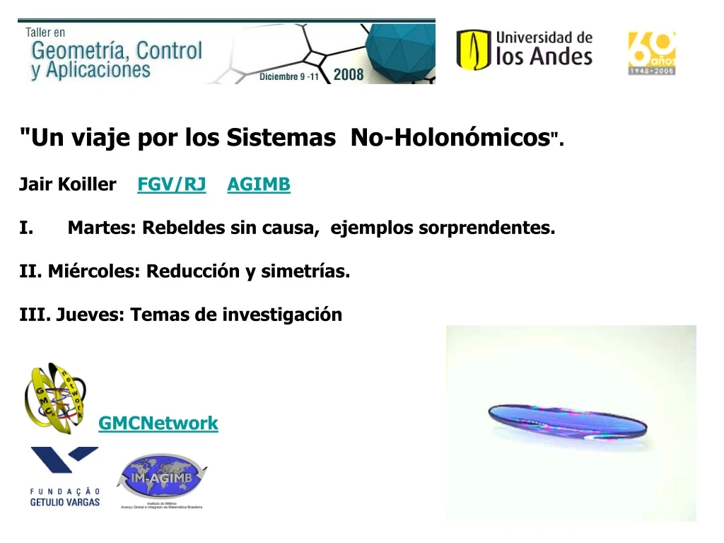 un viaje por los sistemas no holon micos jair