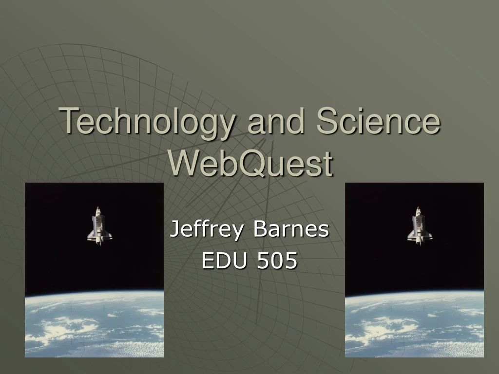 technology and science webquest