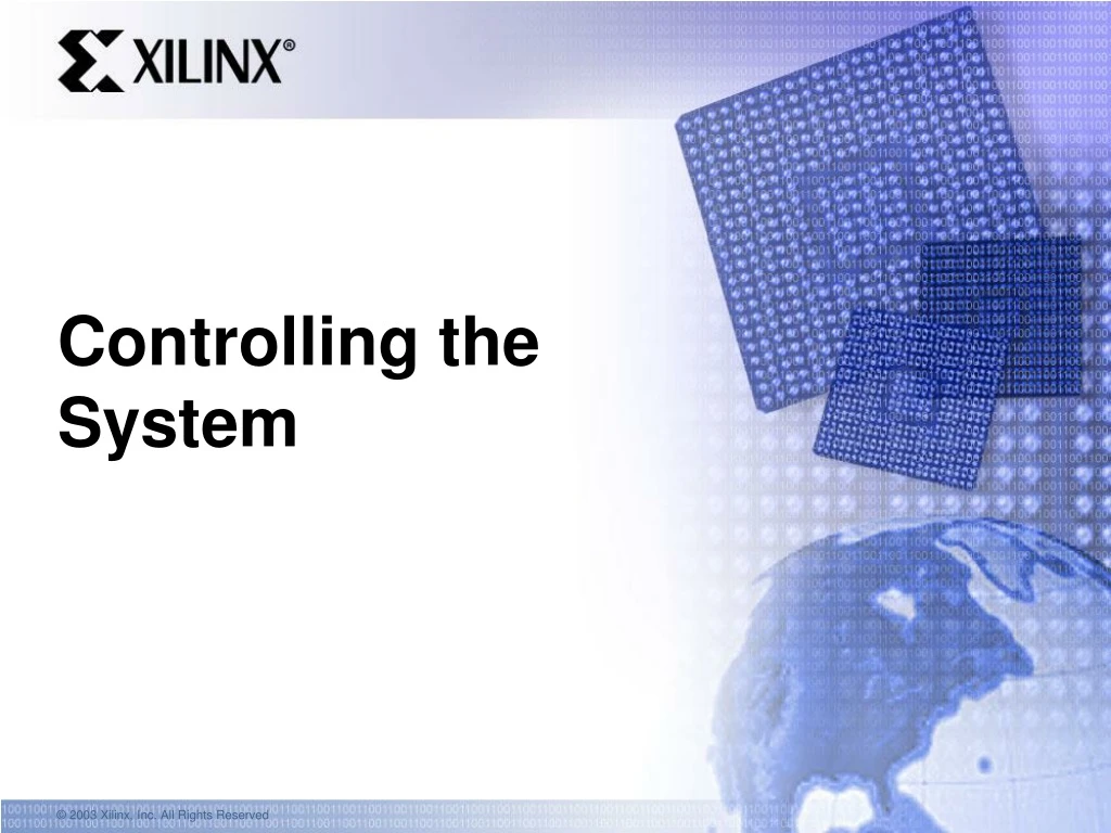 controlling the system