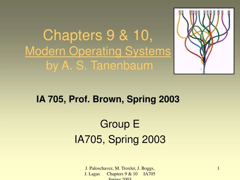 chapters 9 10 modern operating systems by a s tanenbaum