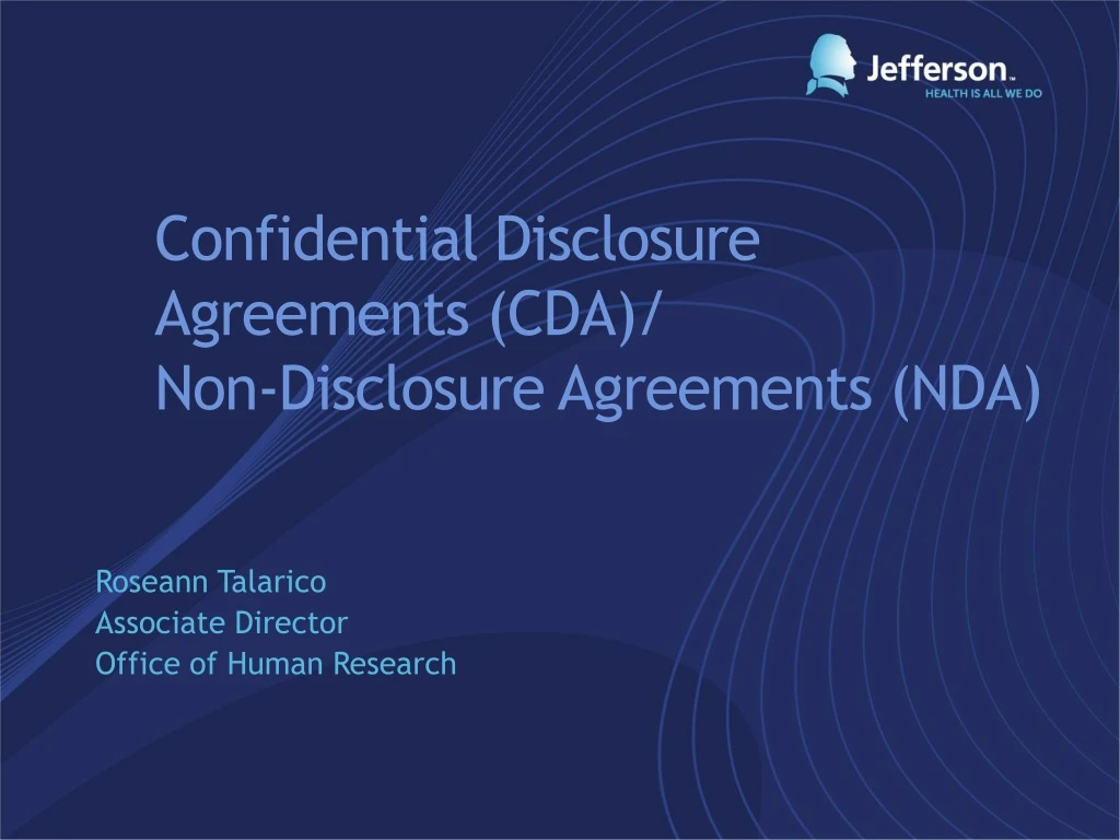 confidential disclosure agreements cda non disclosure agreements nda