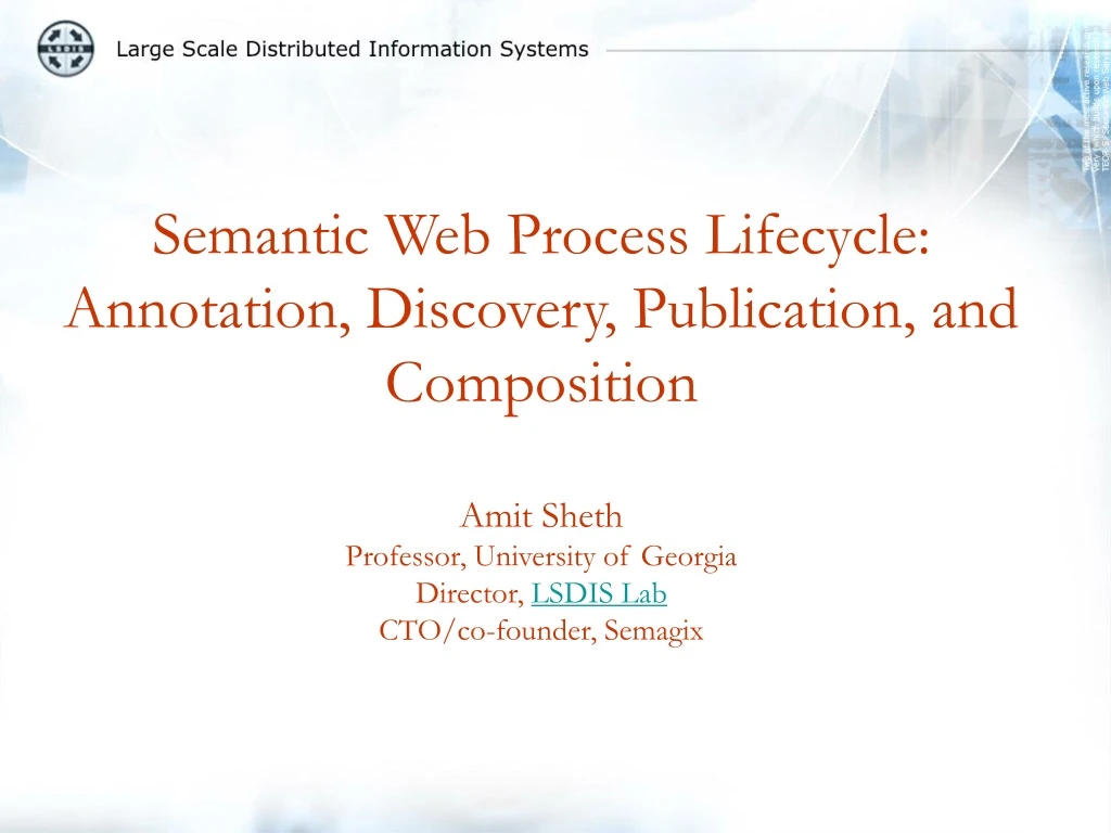 semantic web process lifecycle annotation