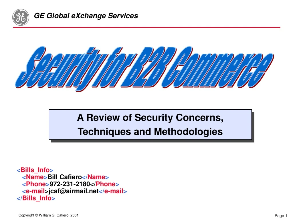 security for b2b commerce