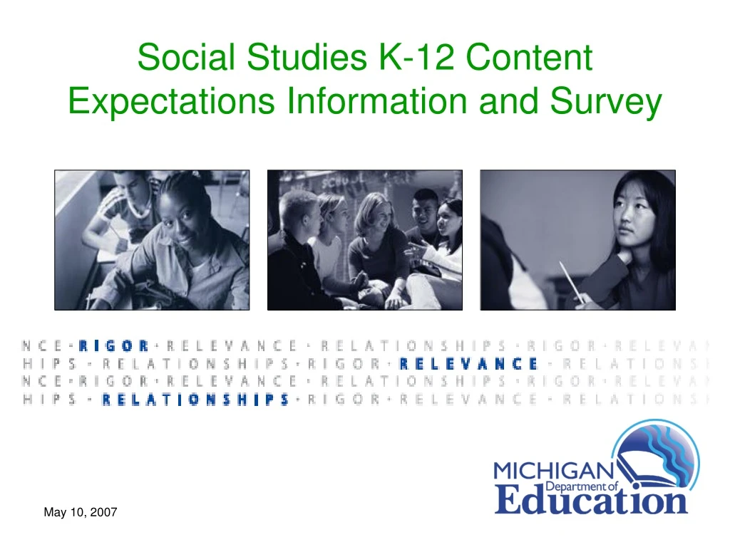 social studies k 12 content expectations