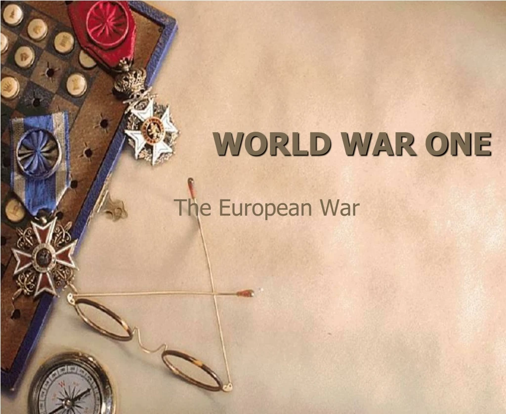 world war one