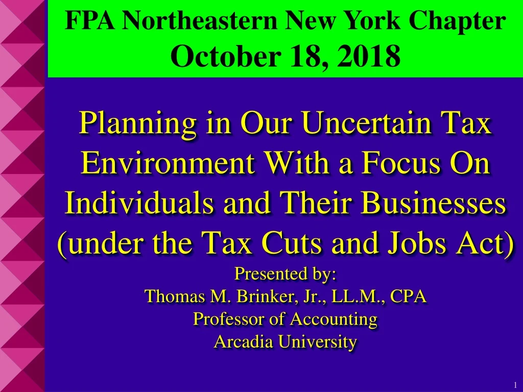 fpa northeastern new york chapter october 18 2018