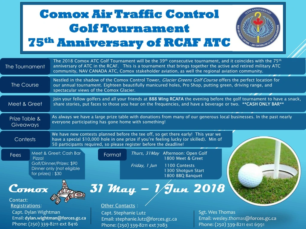 comox air traffic control golf tournament