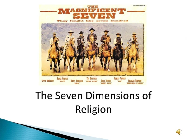 The Seven Dimensions of Religion