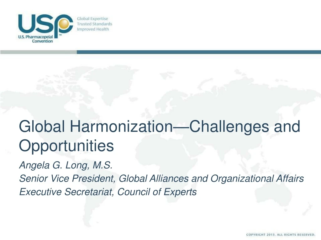 global harmonization challenges and opportunities