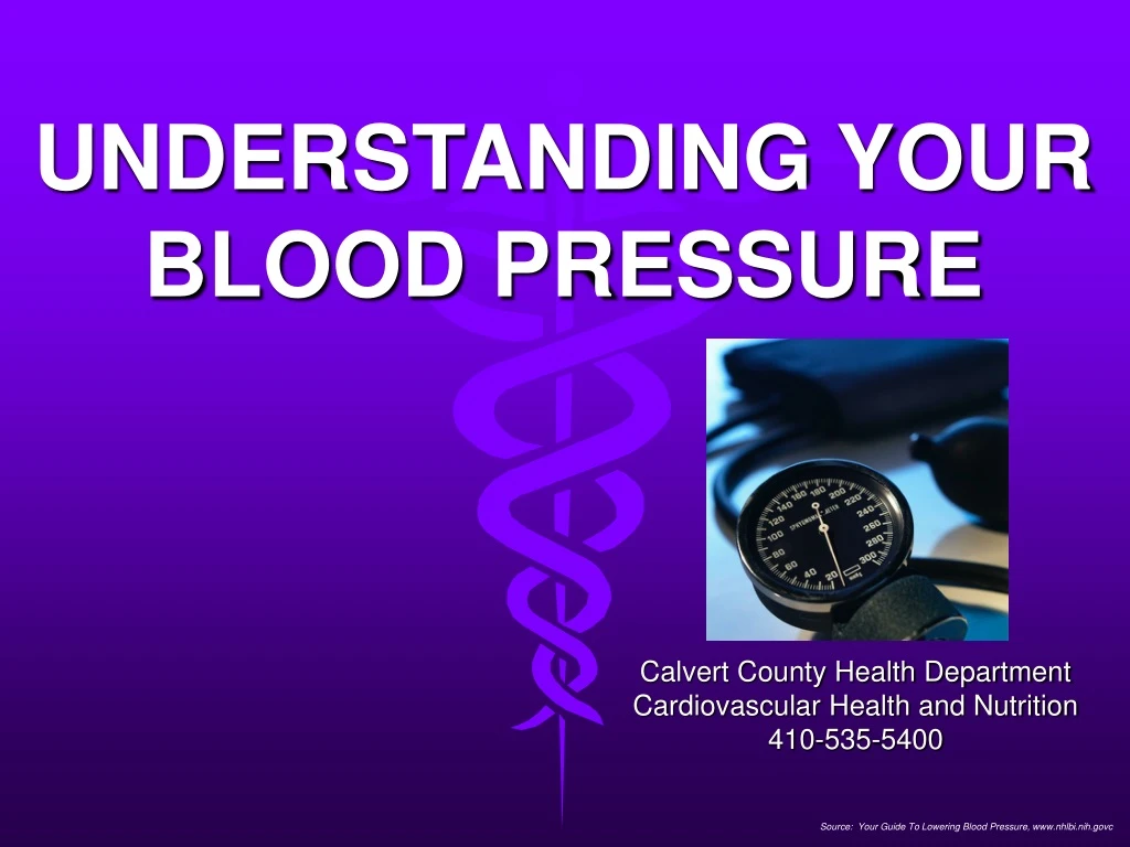 understanding your blood pressure