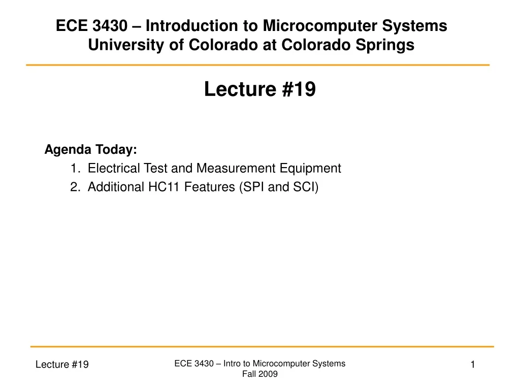 ece 3430 introduction to microcomputer systems university of colorado at colorado springs