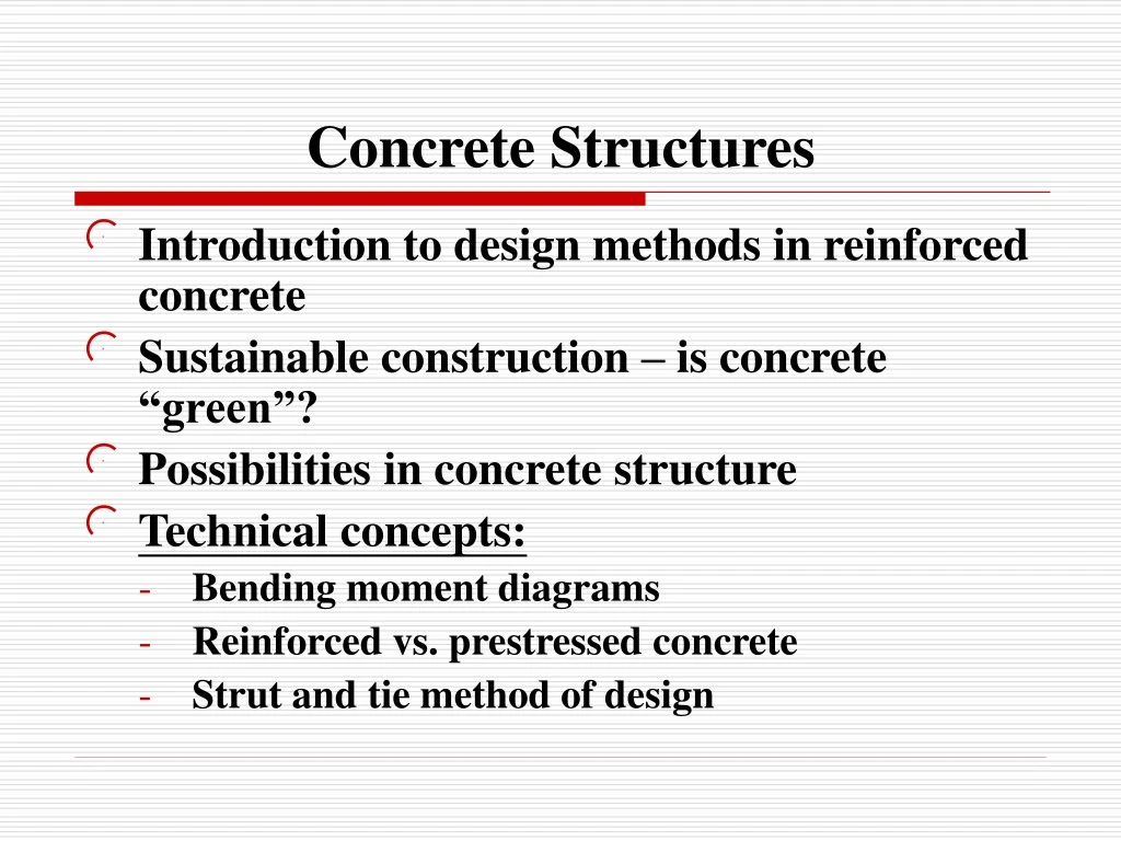 concrete structures