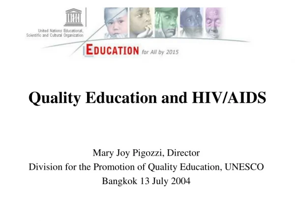 Quality Education and HIV/AIDS
