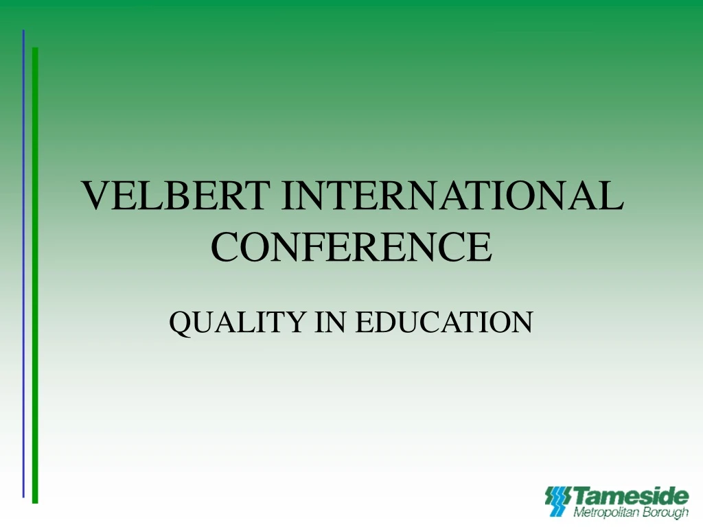 velbert international conference