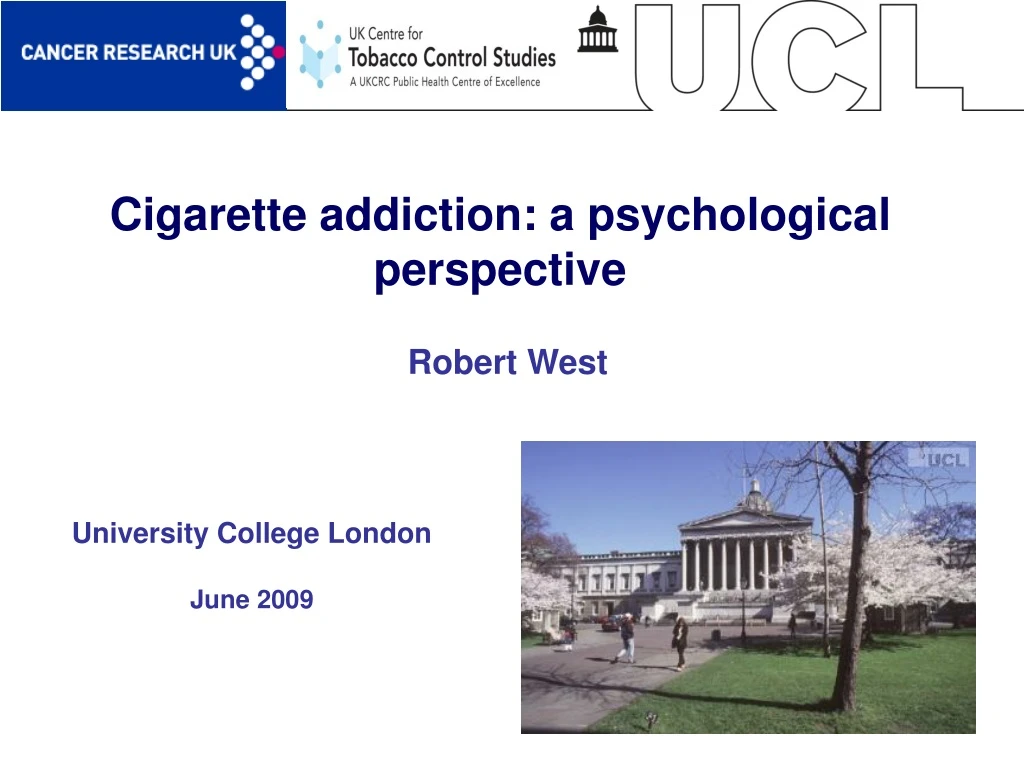 cigarette addiction a psychological perspective