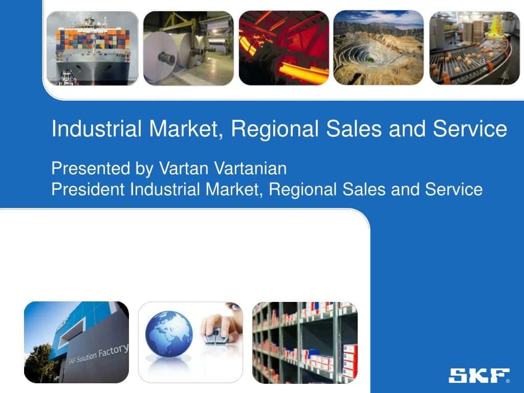 industrial market regional sales and service