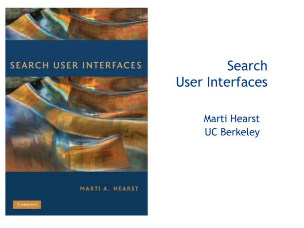 Search  User Interfaces