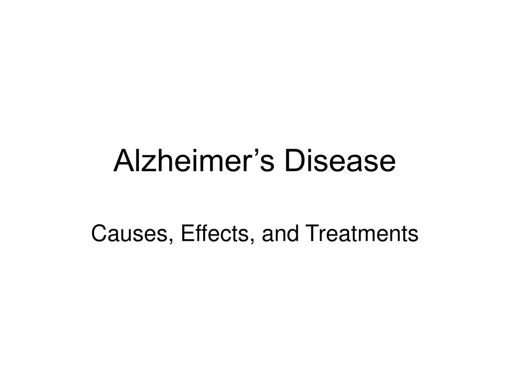 alzheimer s disease