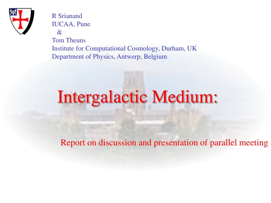 intergalactic medium
