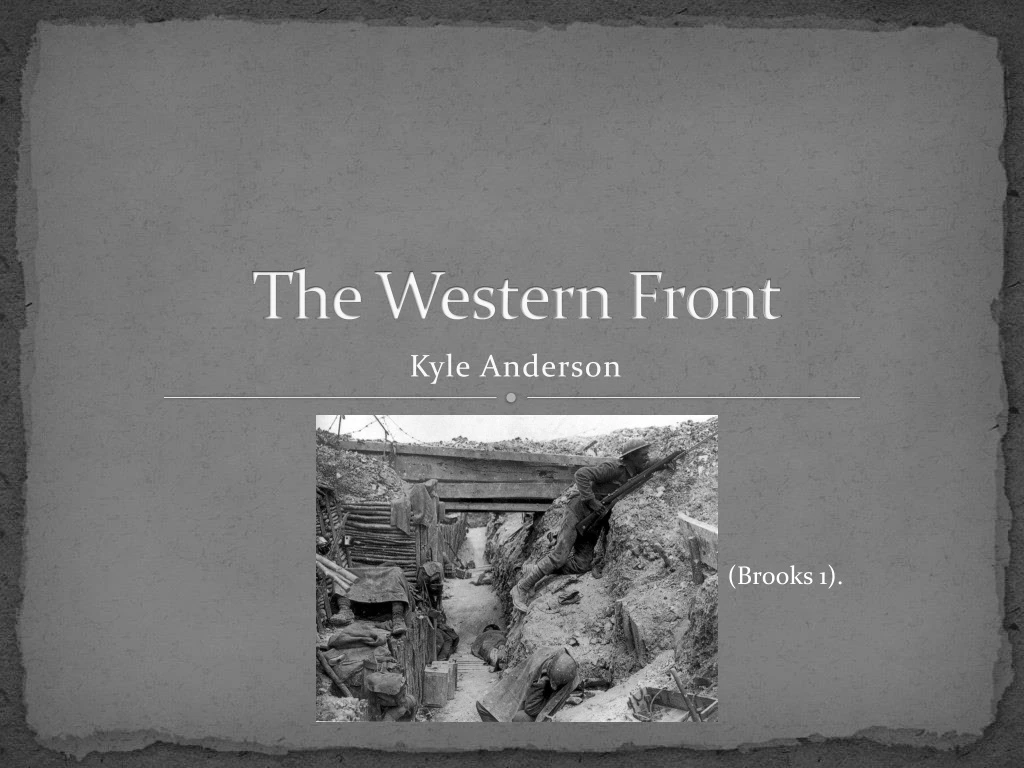 the western front