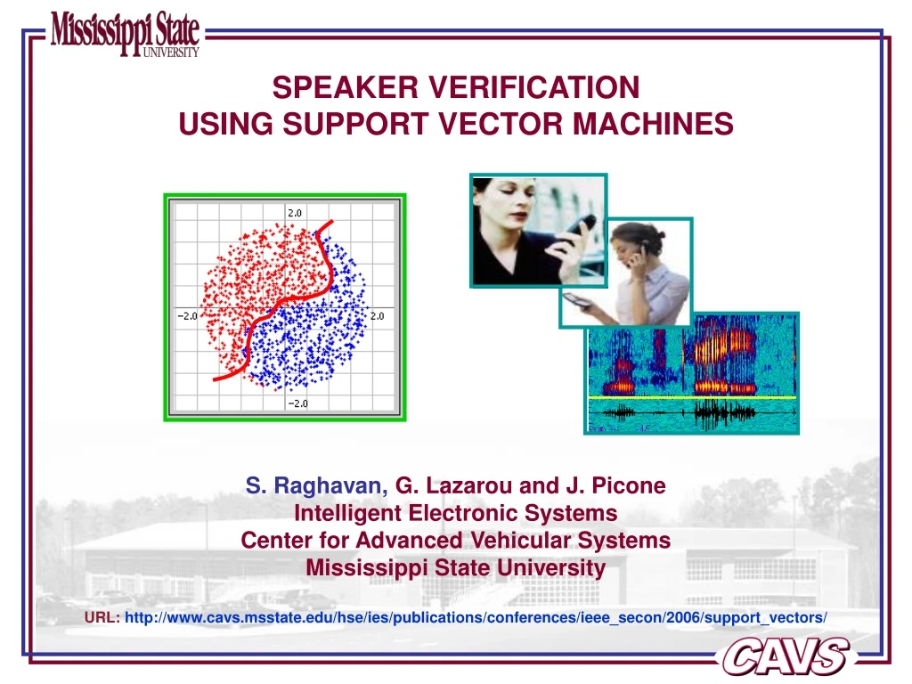 speaker verification using support vector machines