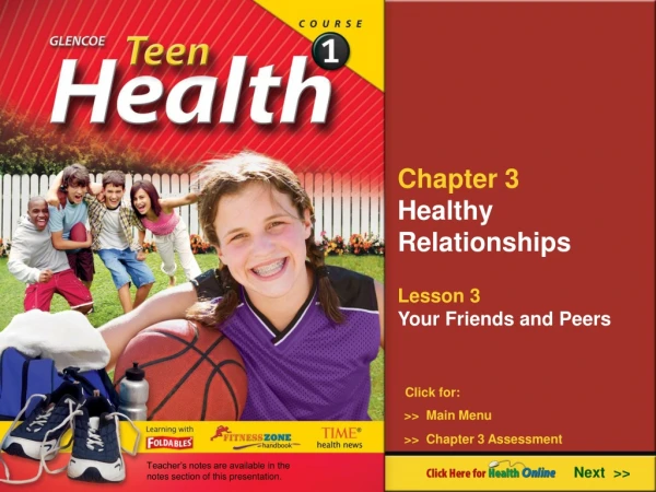 Chapter 3 Healthy Relationships