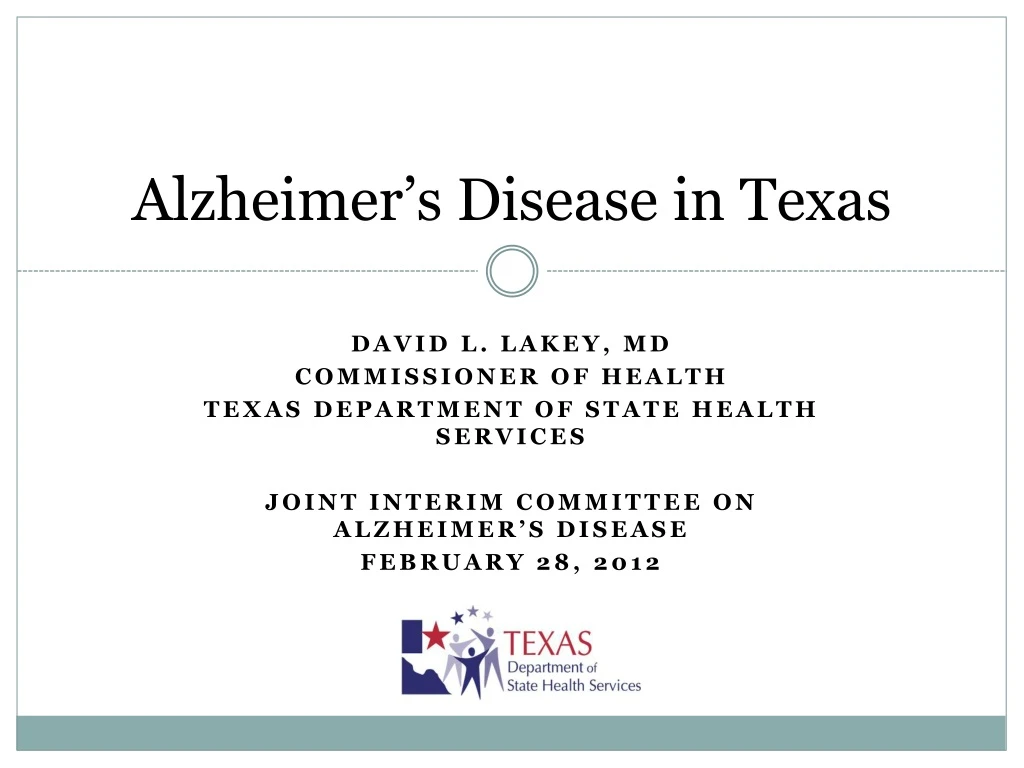 alzheimer s disease in texas