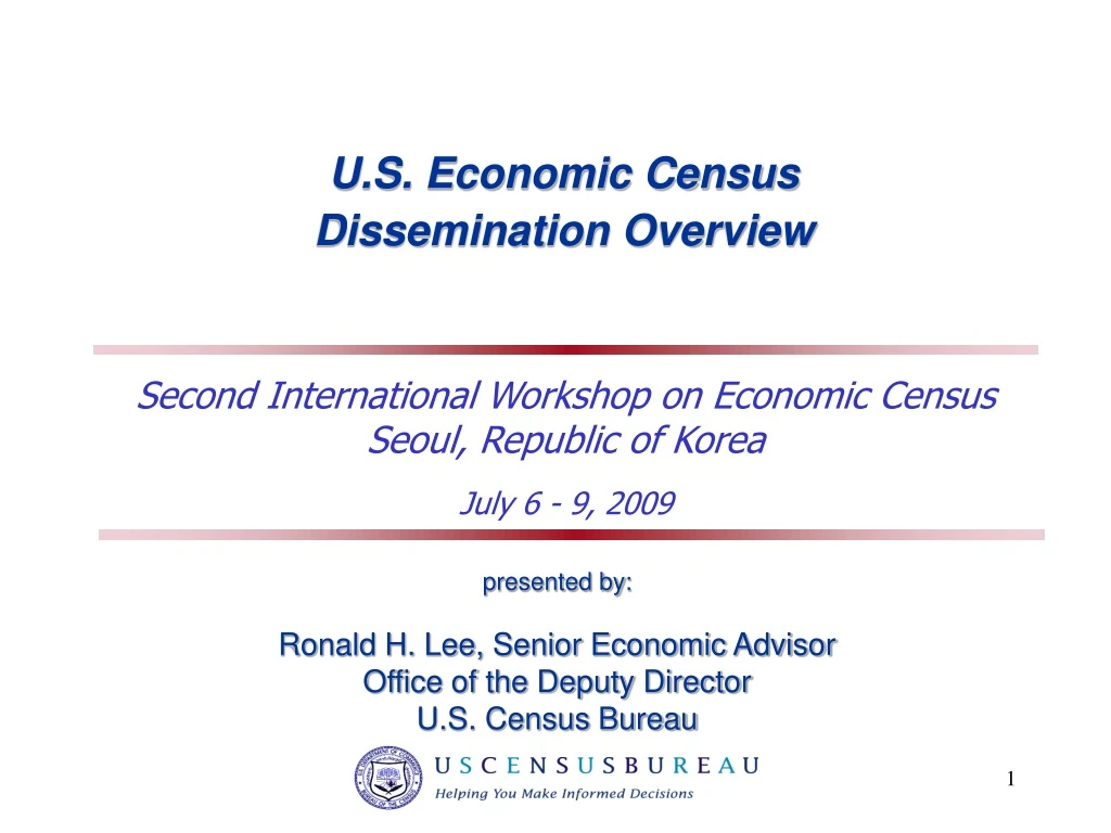 u s economic census dissemination overview
