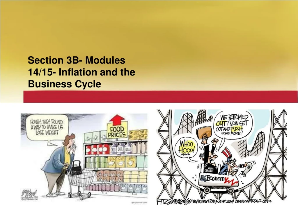 section 3b modules 14 15 inflation