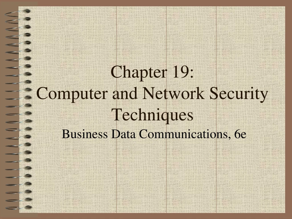 chapter 19 computer and network security techniques