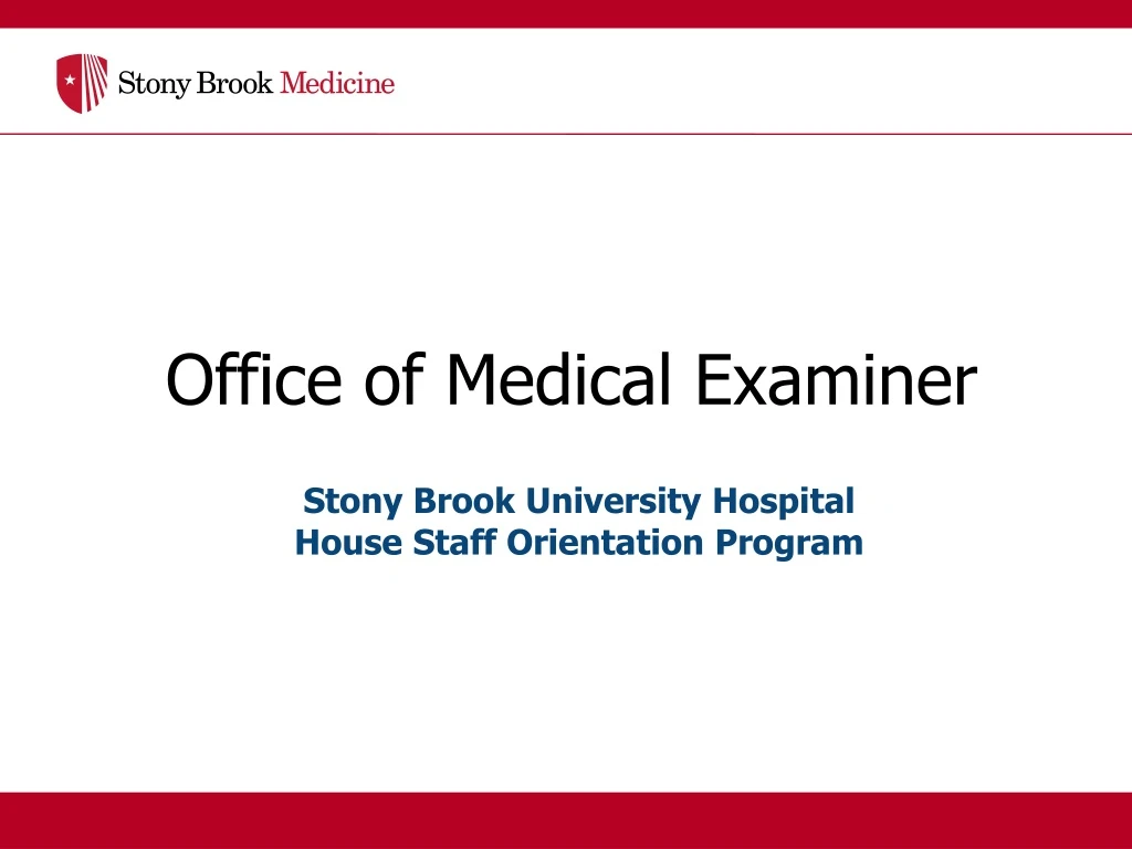 office of medical examiner