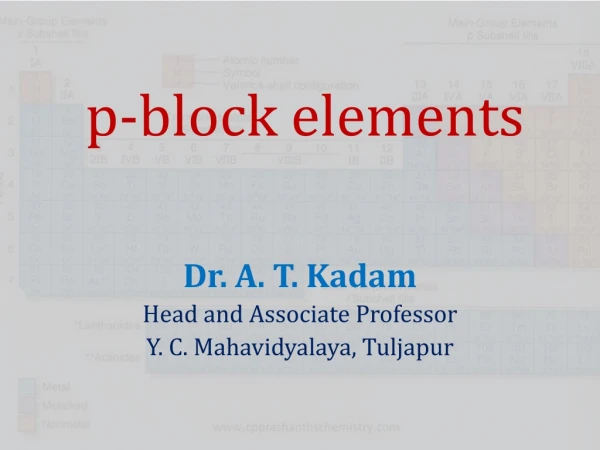 p-block elements
