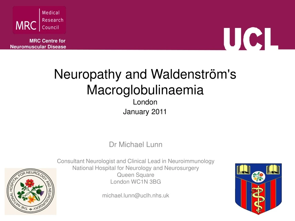 mrc centre for neuromuscular disease